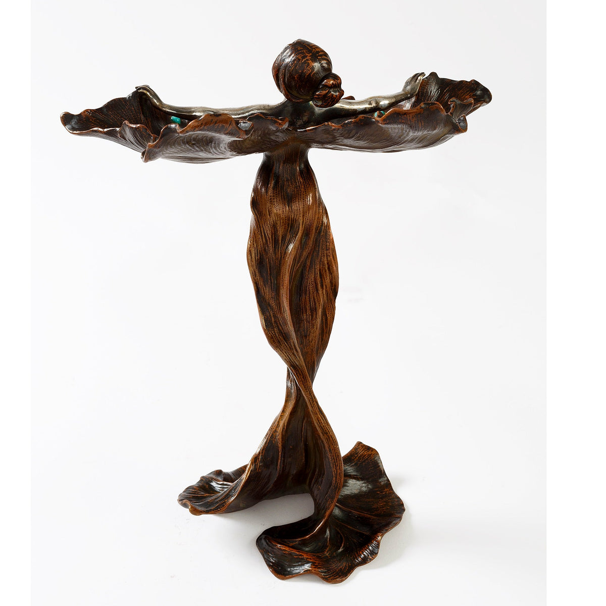 Louis Chalon (Attributed) "Danse du papillon" Bronze Sculpture