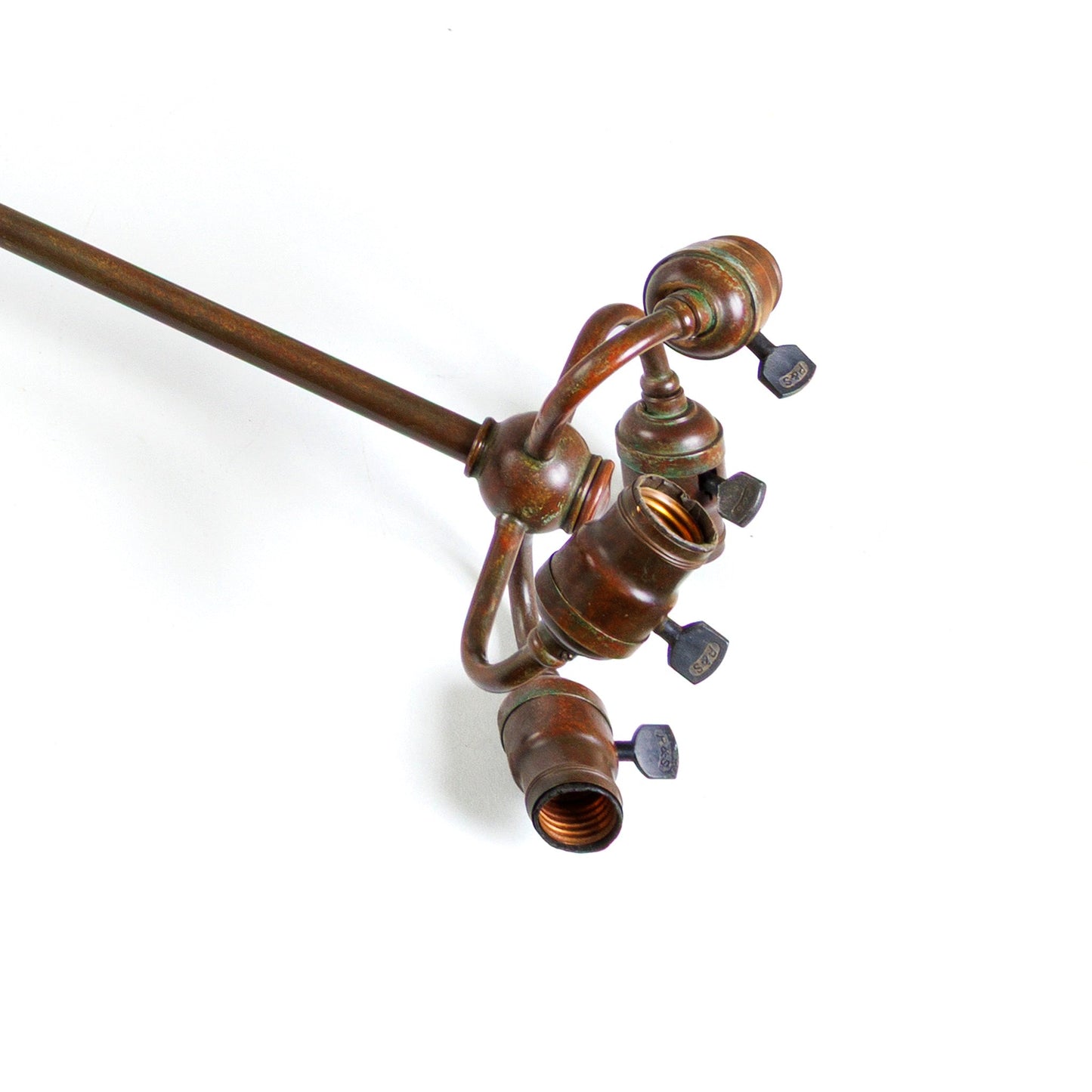 Tiffany Studios New York "Turtleback Tile" Chandelier
