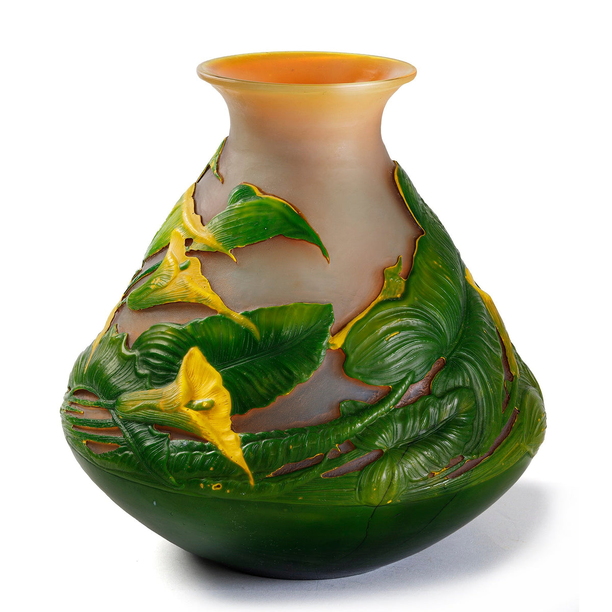 Établissements Gallé "Calla Lily" Vase