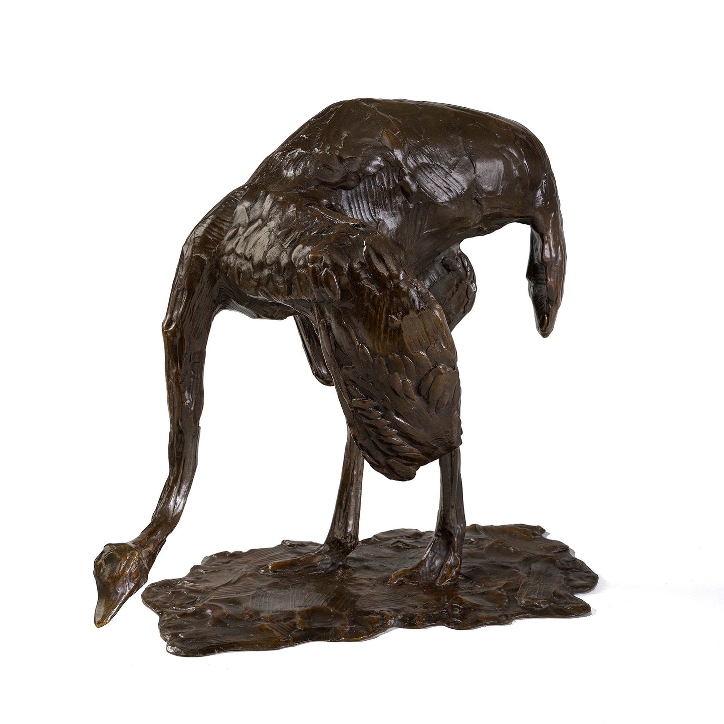 Rembrandt Bugatti "Autruche baissant la tête" Bronze Sculpture