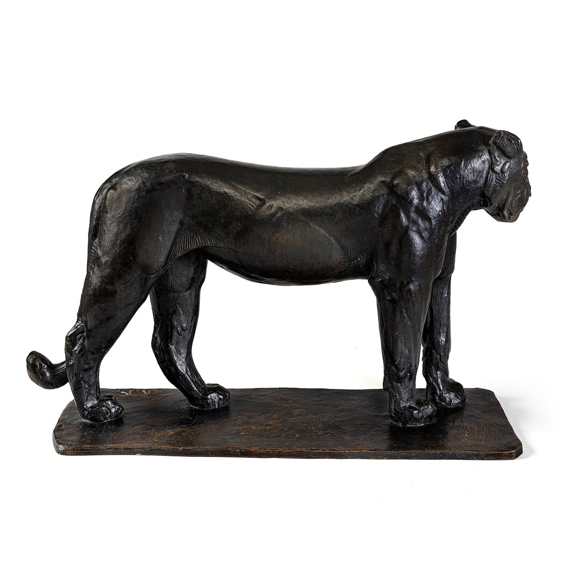 Rembrandt Bugatti "Lionne de Nubie" Bronze Sculpture