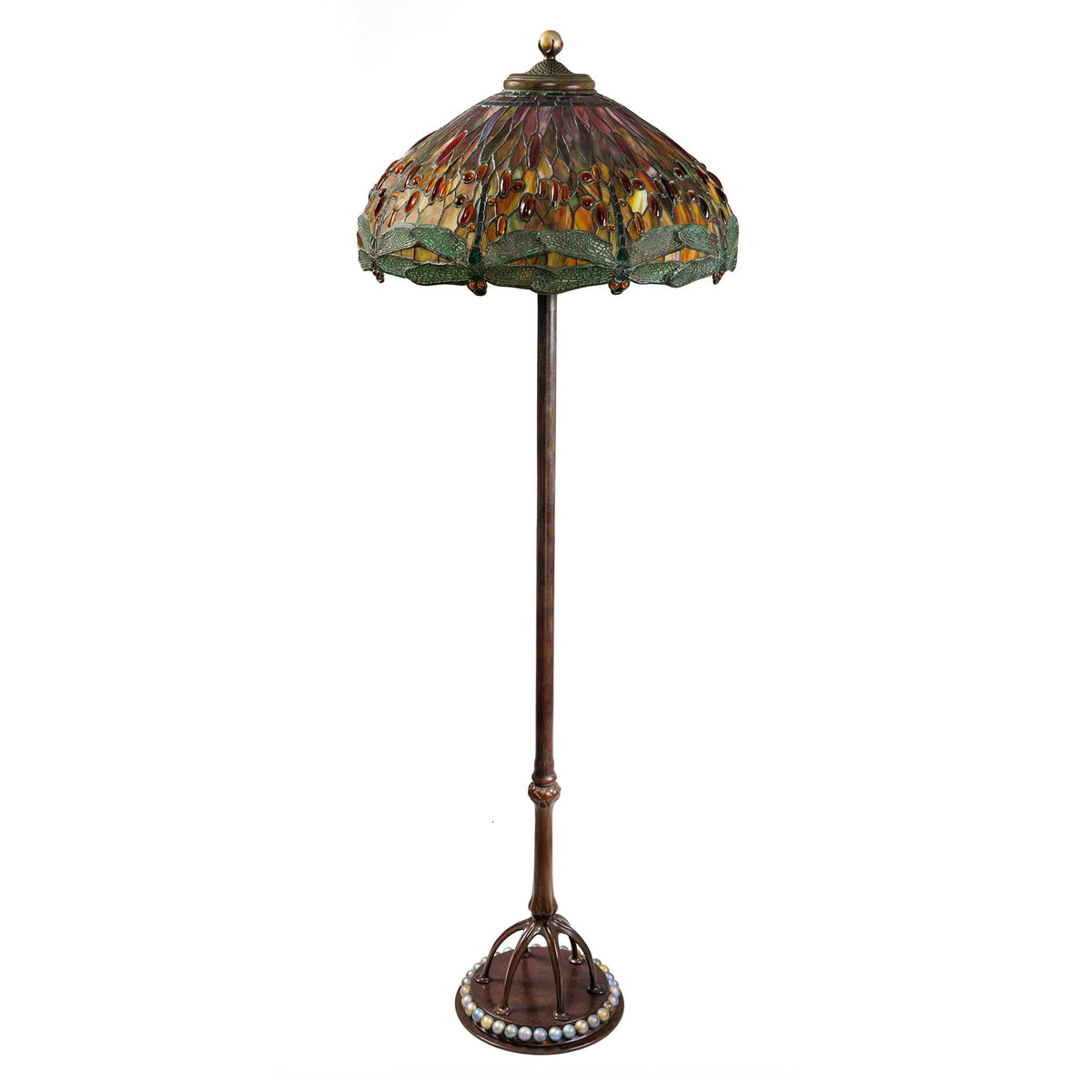 Tiffany Studios New York "Drophead Dragonfly" Floor Lamp