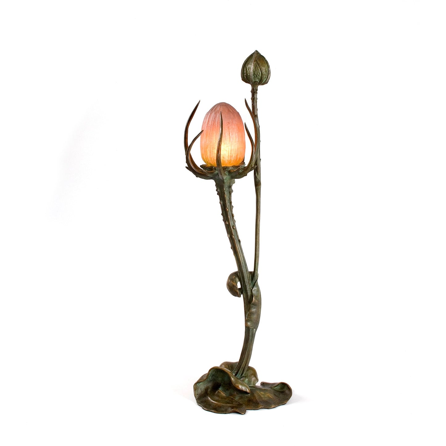 Maurice Bouval “Le Chardon,” Table Lamp