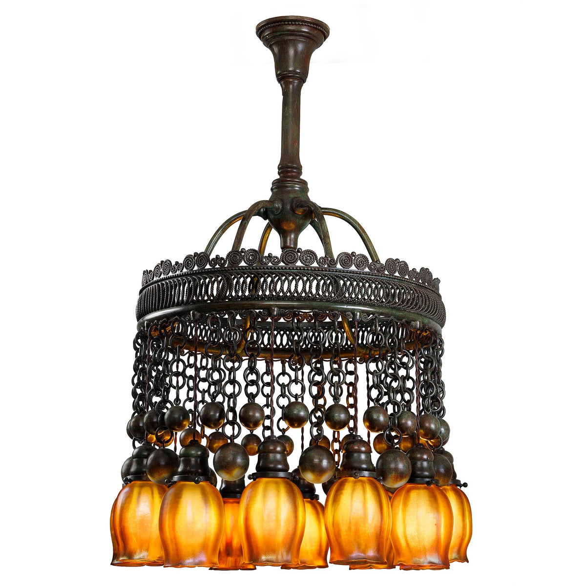 Tiffany Studios New York "Moorish" Chandelier