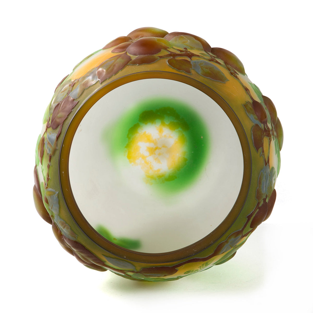 Établissements Gallé "Apple" Cameo Glass Vase