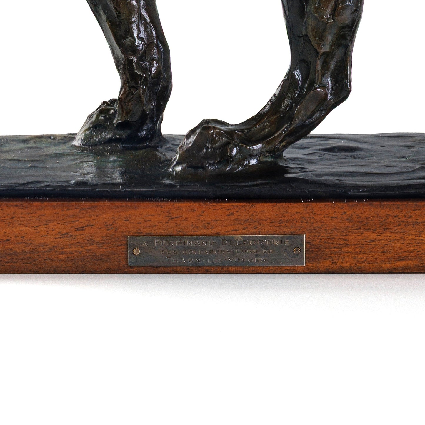 Rembrandt Bugatti "Panthere Marchant Patte Arriere Levee" Bronze Sculpture