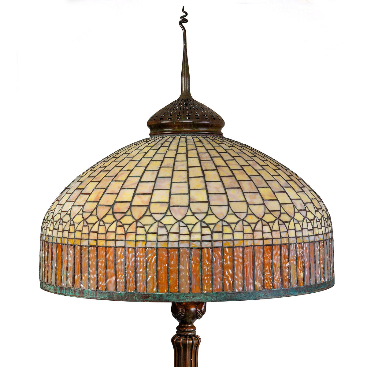 Tiffany Studios New York "Curtain Border" Floor Lamp