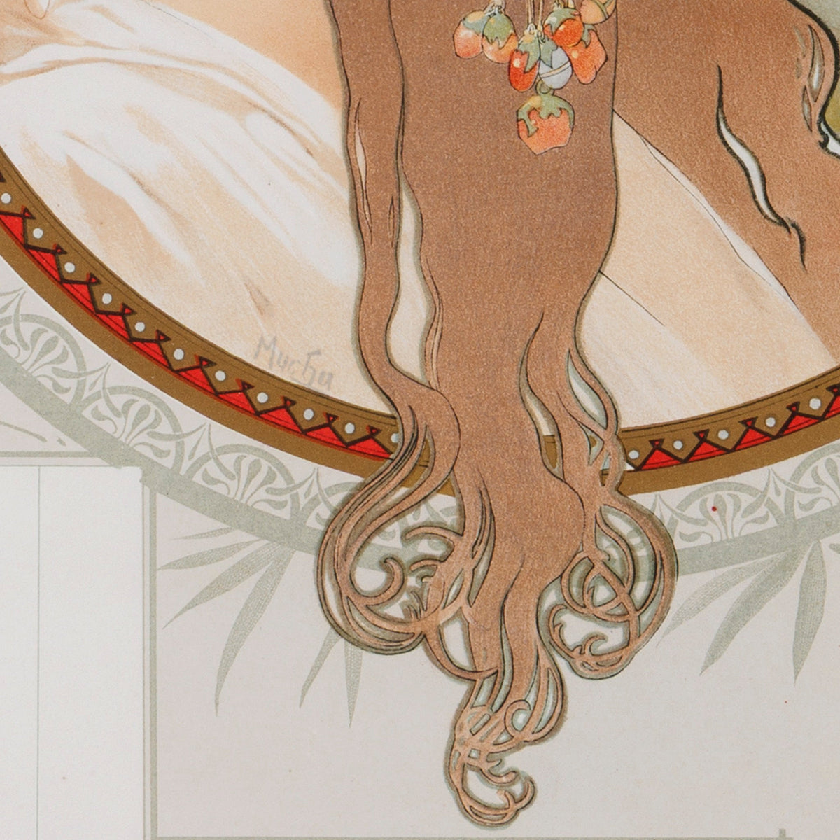 Alphonse Mucha Pair of "Byzantine Heads" Lithographs