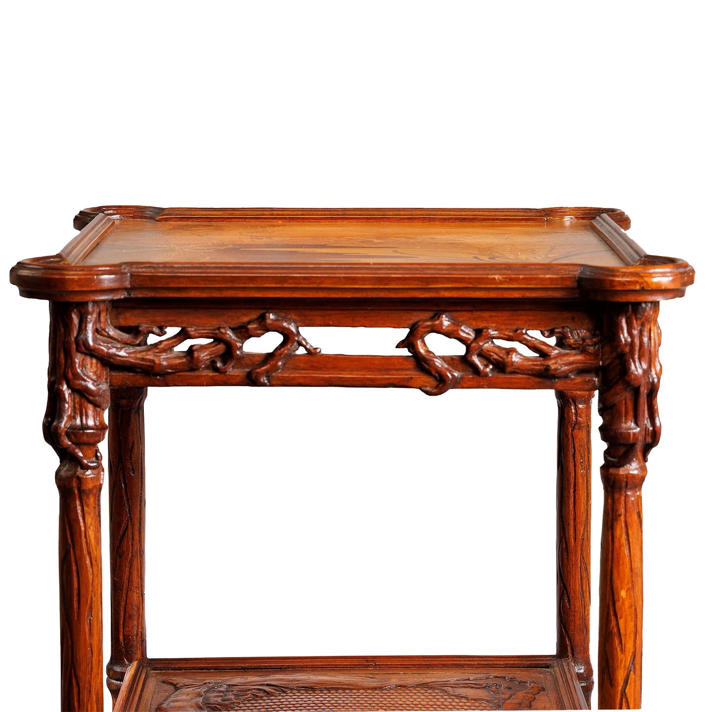 Émile Gallé "Hiver" Two-tiered Table