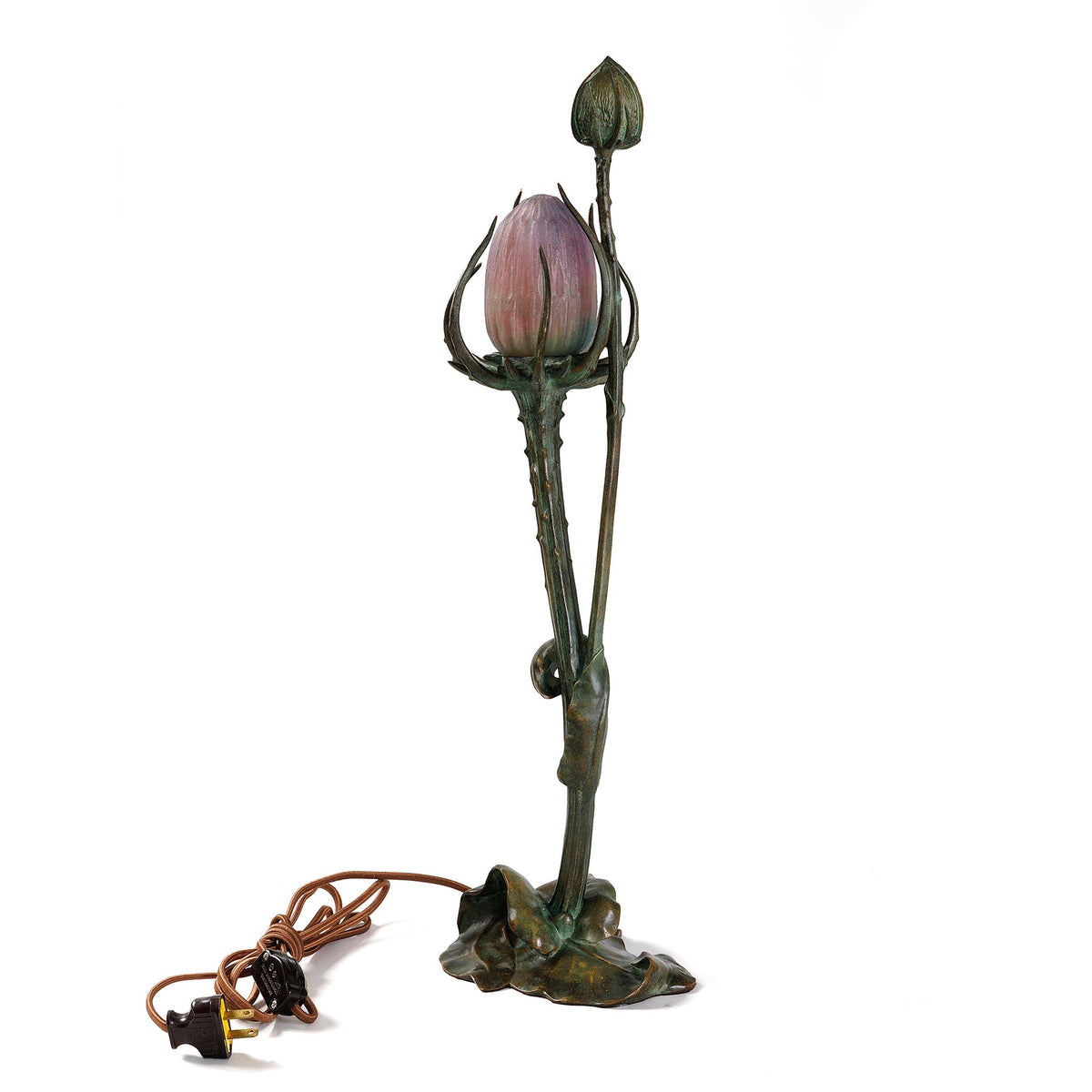 Maurice Bouval “Le Chardon,” Table Lamp