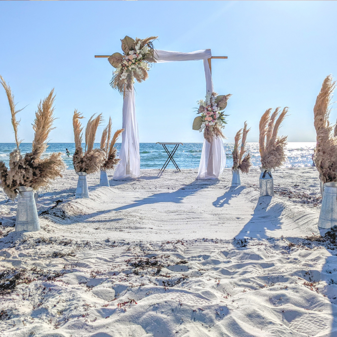 Simple Ceremony Decor Package (no seating)