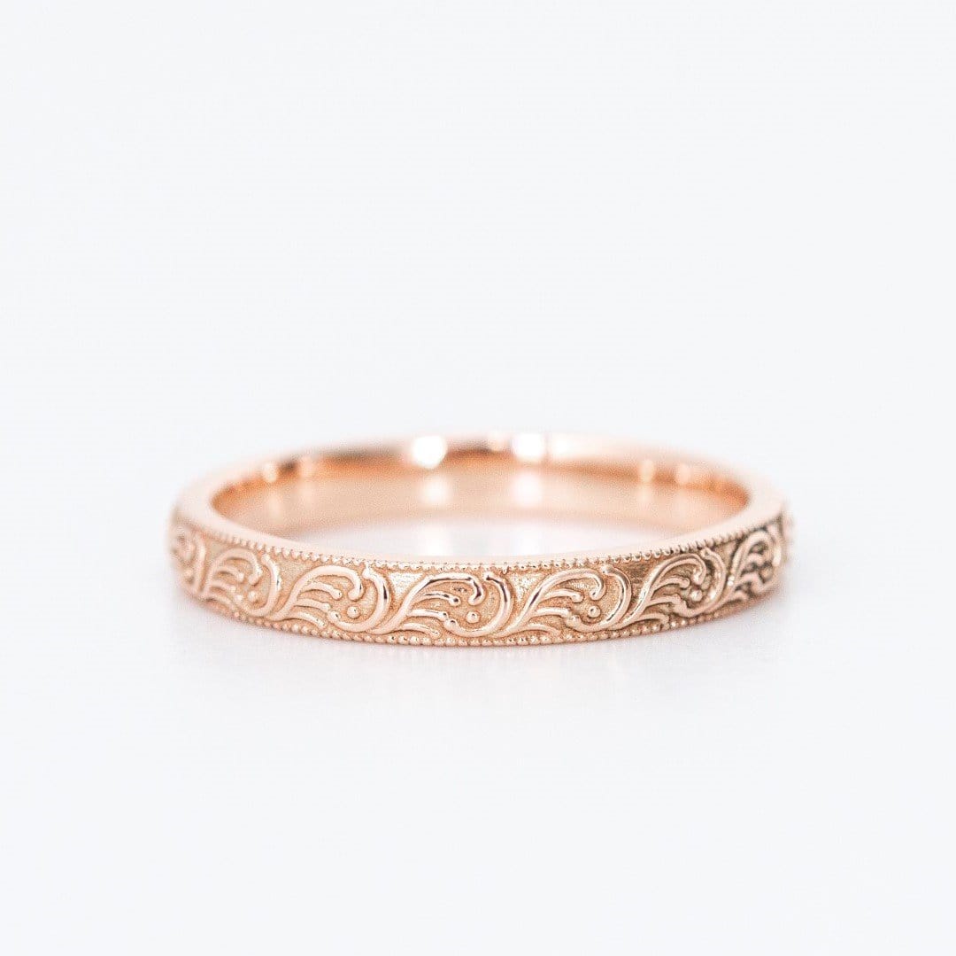 Patterned Wedding Ring