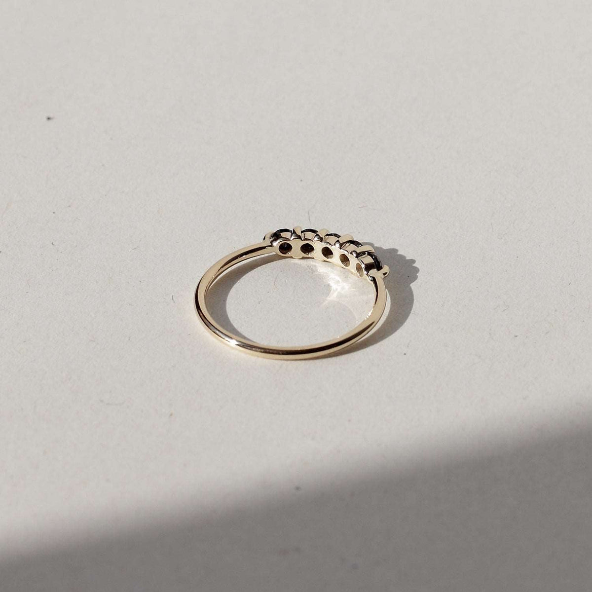 DIAMOND ROW RING
