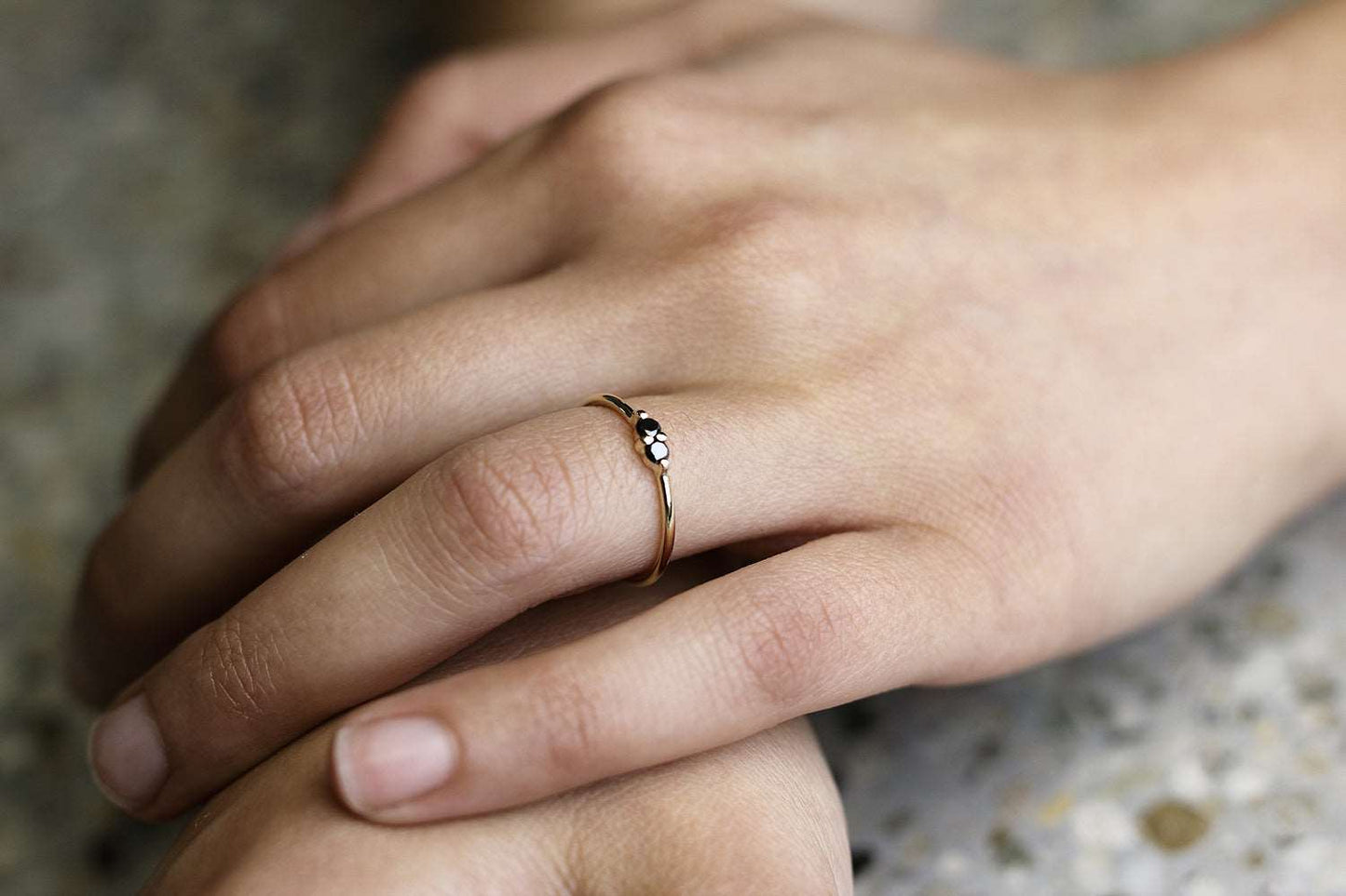 PAIRED DIAMOND RING
