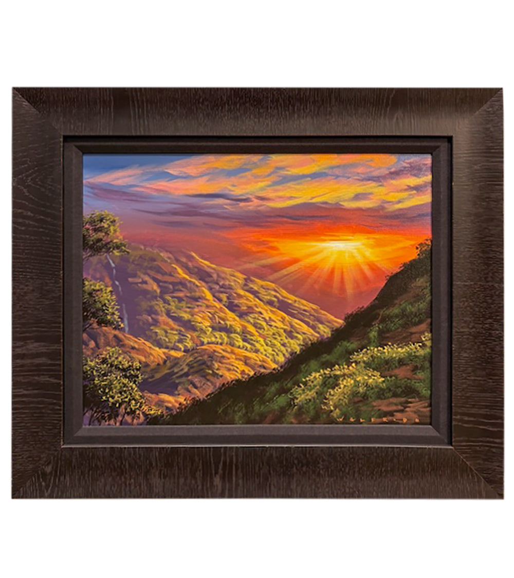 Original Painting: "Waimea Wake Up Call " by Walfrido Garcia