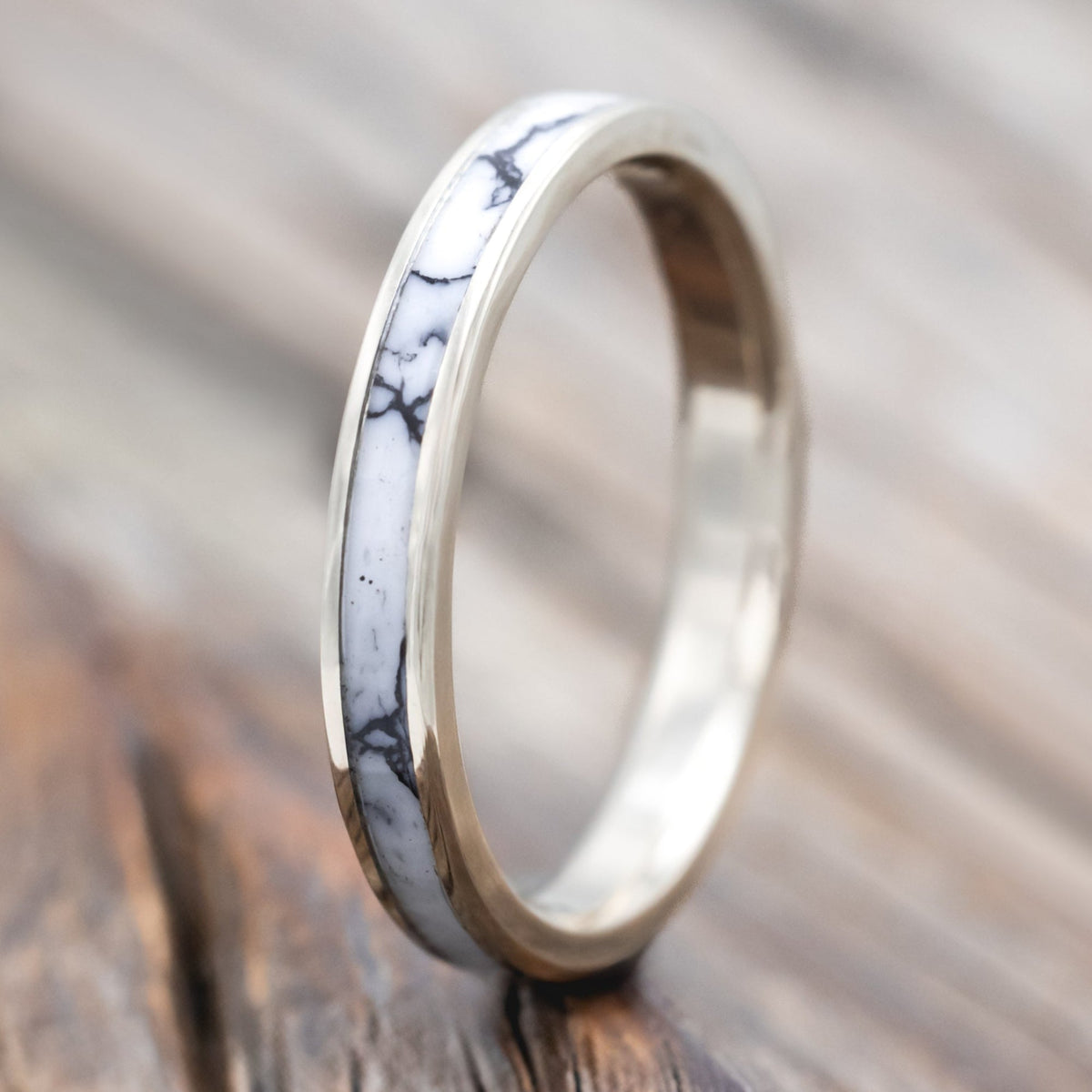 White Turquoise TruStone Inlay