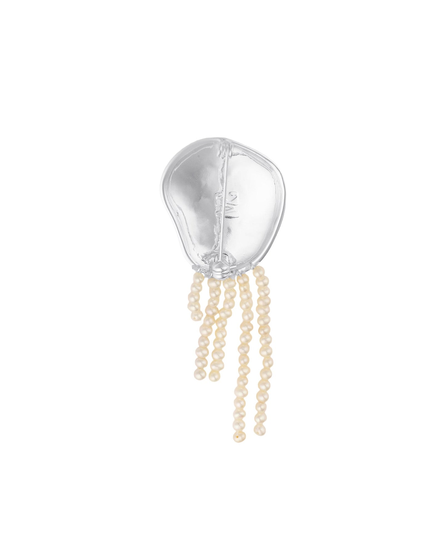 Bean Pearl Brooch