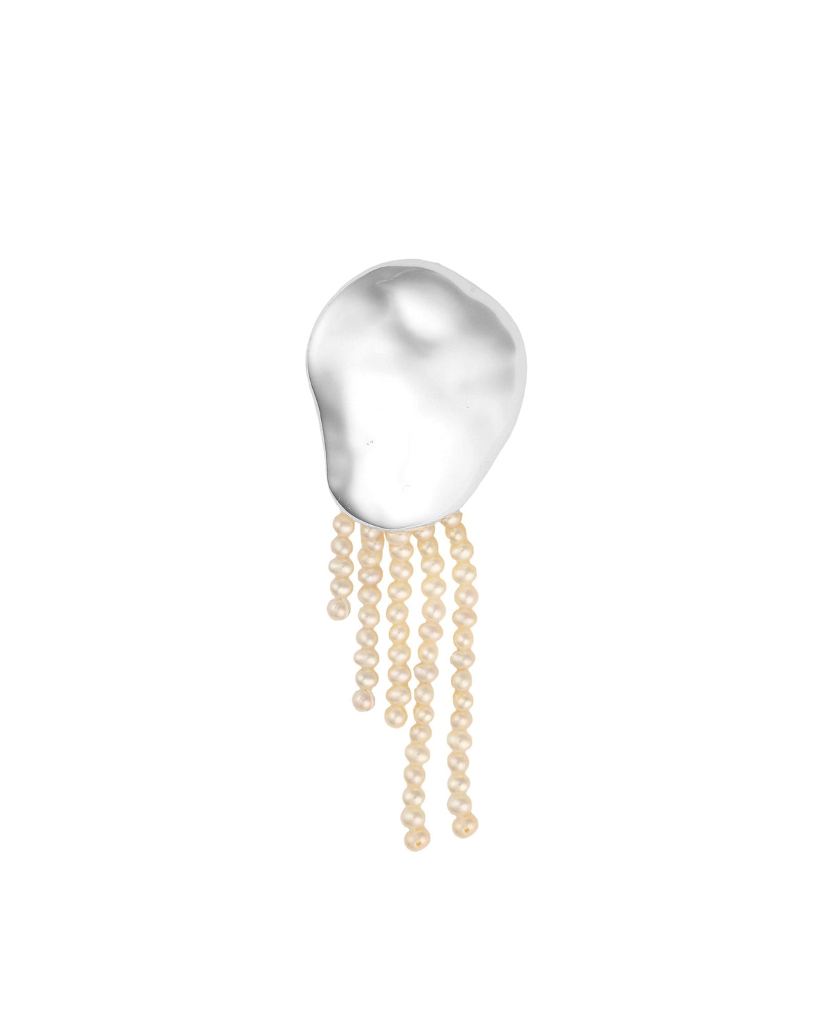 Bean Pearl Brooch