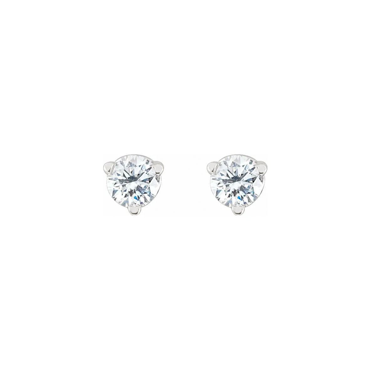 Petite Diamond Stud Earrings
