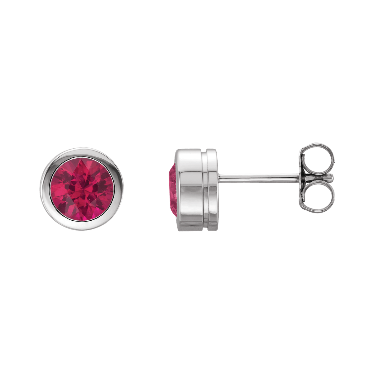 Ruby Stud Earrings