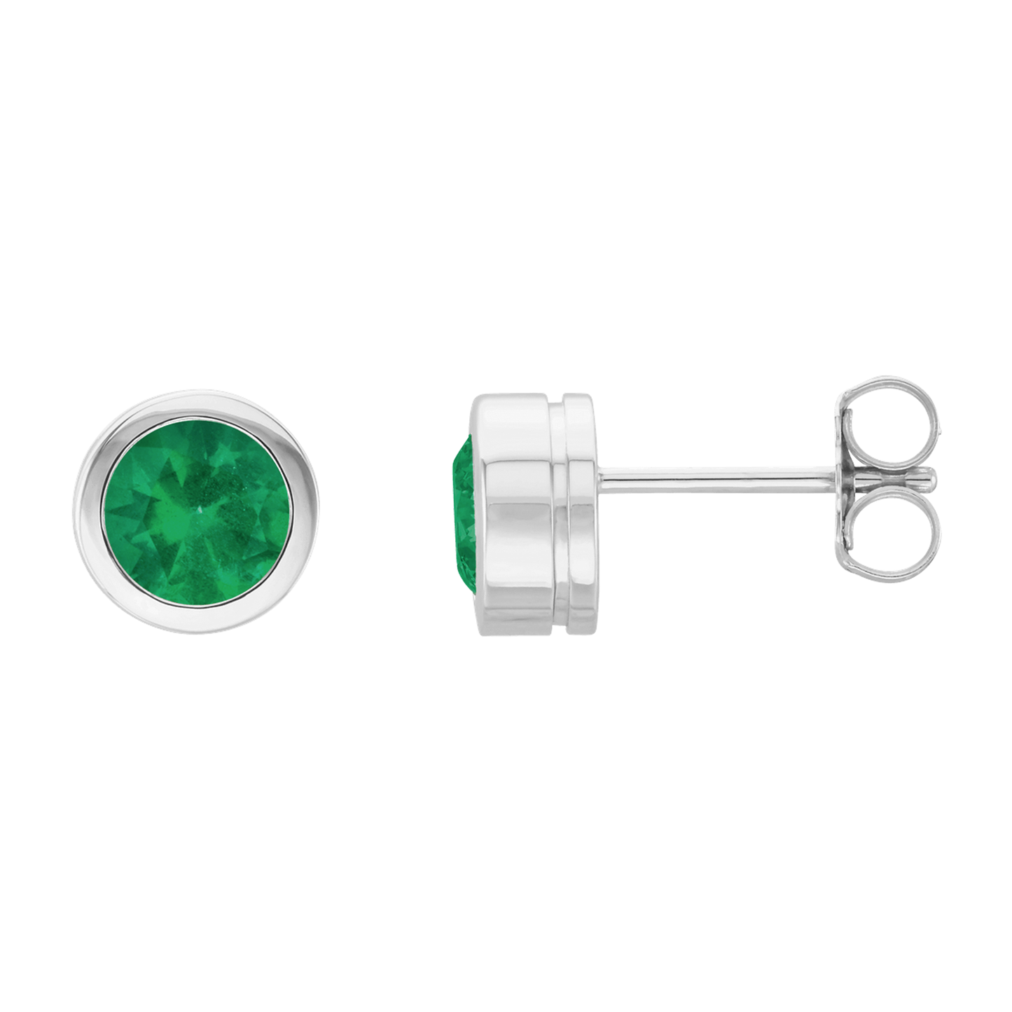 Emerald Stud Earrings