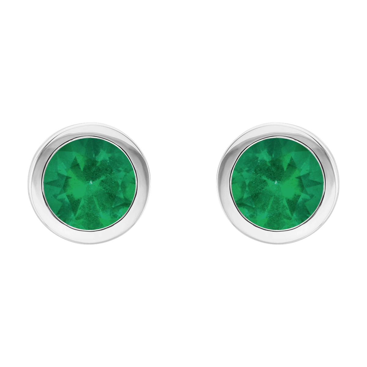 Emerald Stud Earrings