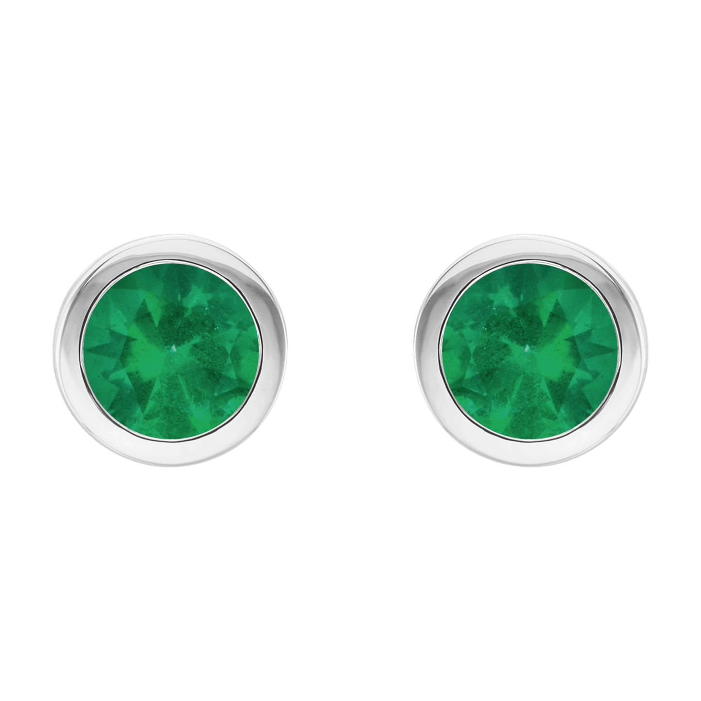Emerald Stud Earrings