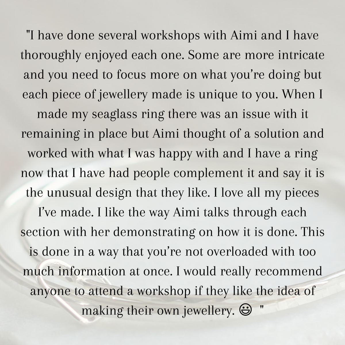 Stacking Bangles Workshop - 7 June 2026 2-4pm