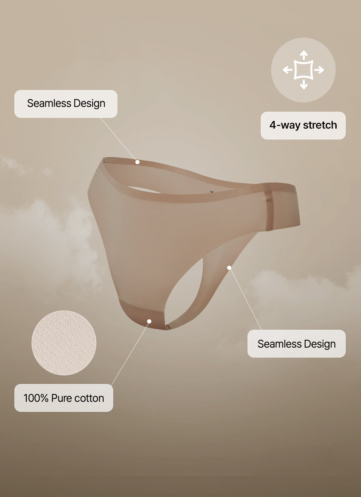 Seamless Thong