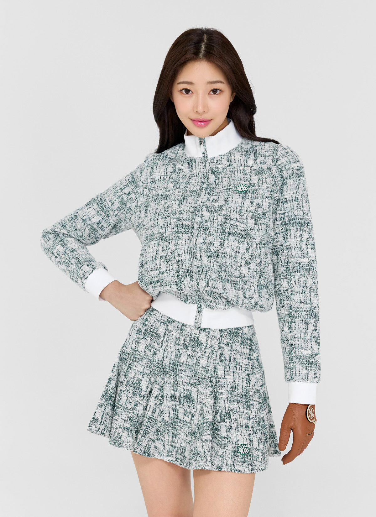 Tweed Flare Skirt