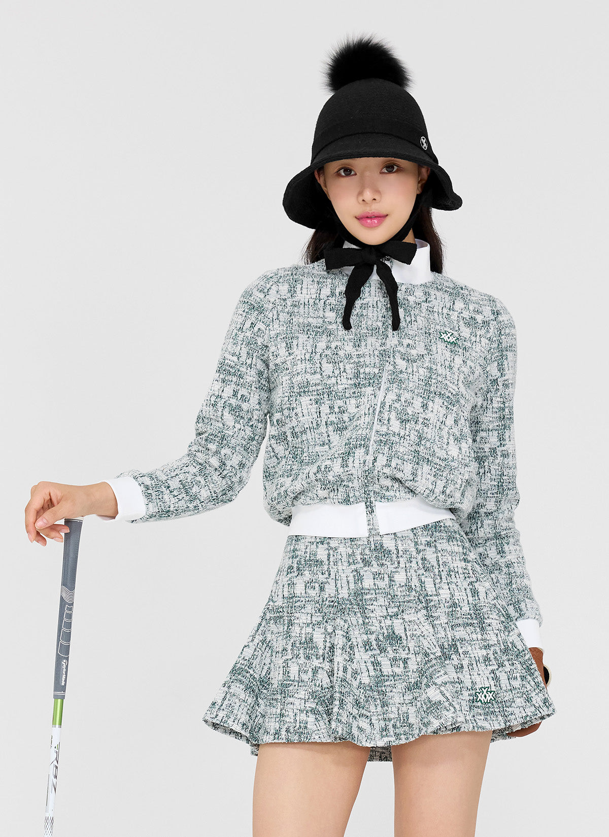 Tweed Flare Skirt