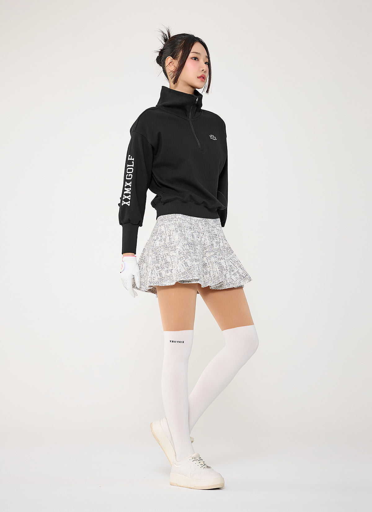 Tweed Flare Skirt