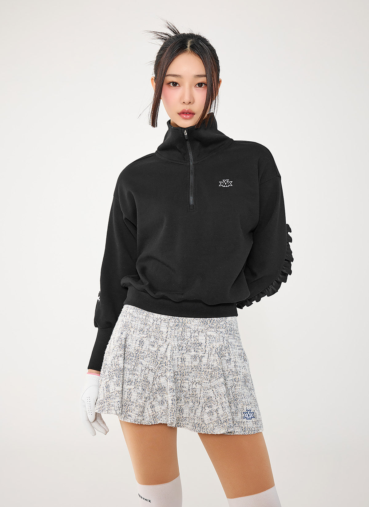 Tweed Flare Skirt