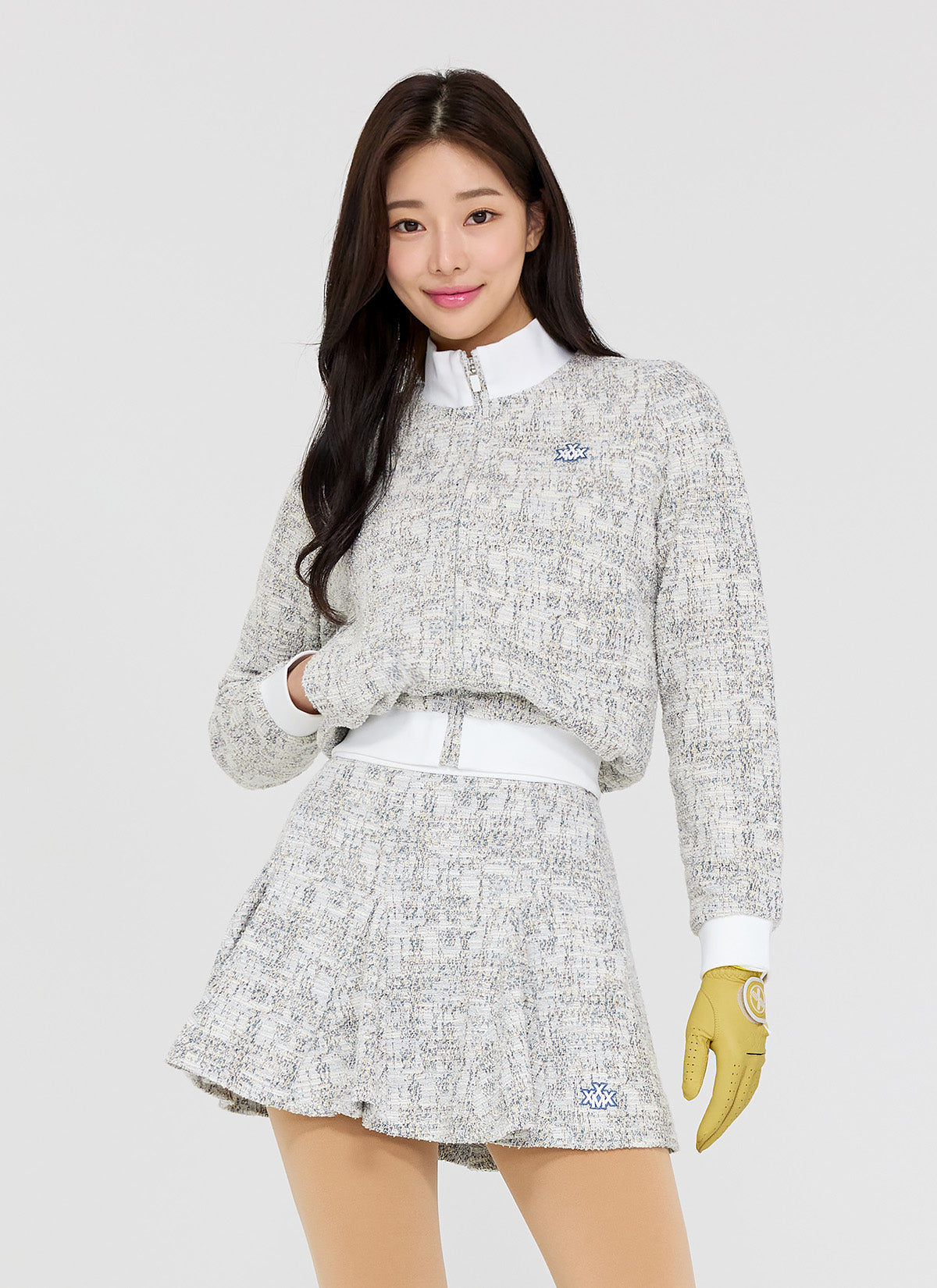 Tweed Flare Skirt