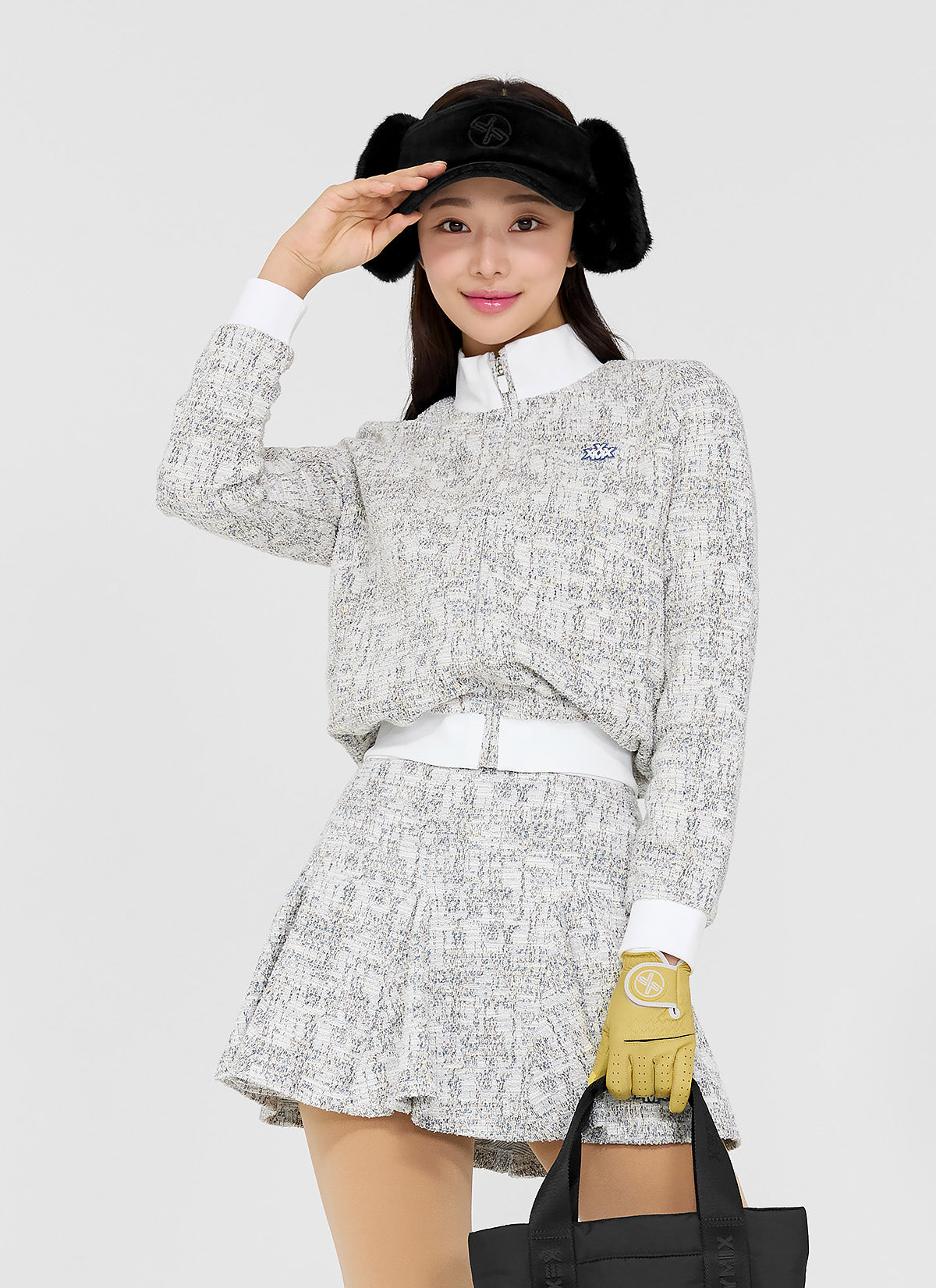 Tweed Flare Skirt