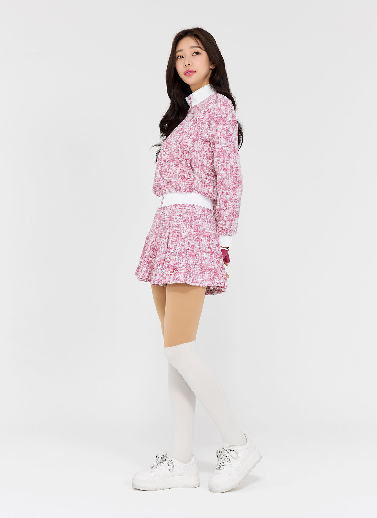 Tweed Flare Skirt