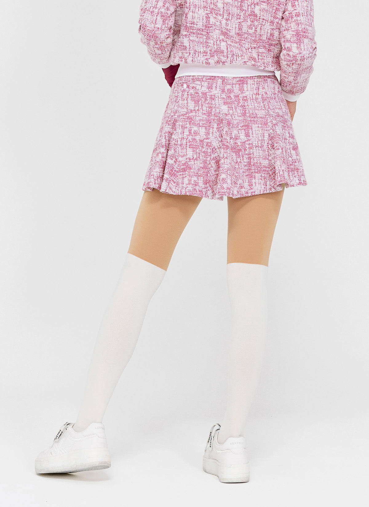 Tweed Flare Skirt