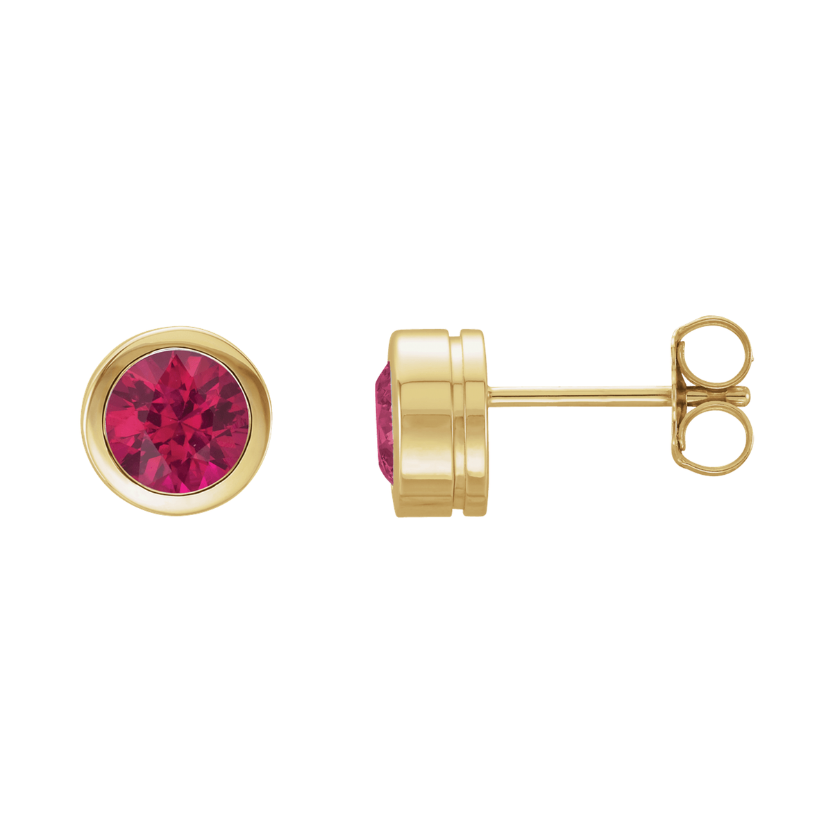 Ruby Stud Earrings