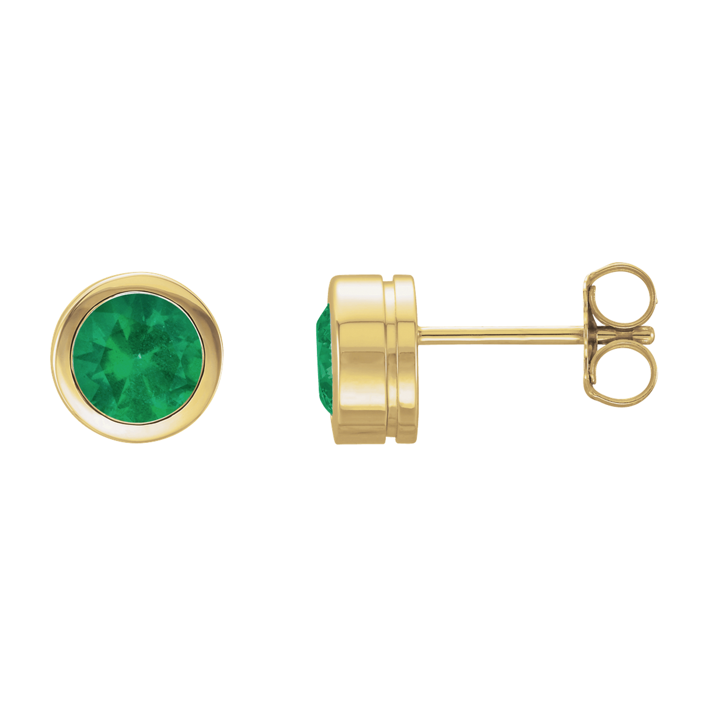 Emerald Stud Earrings