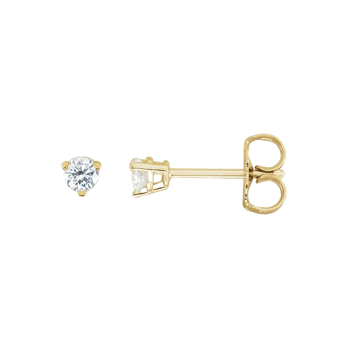 Petite Diamond Stud Earrings