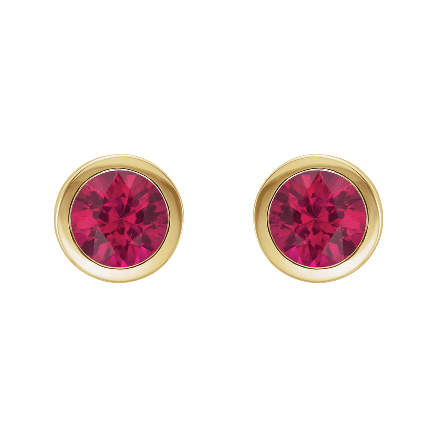 Ruby Stud Earrings