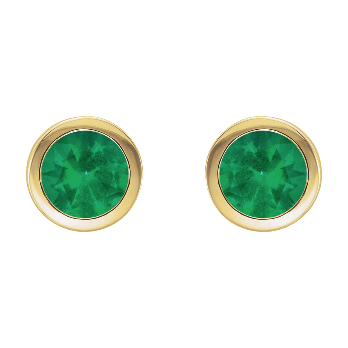 Emerald Stud Earrings