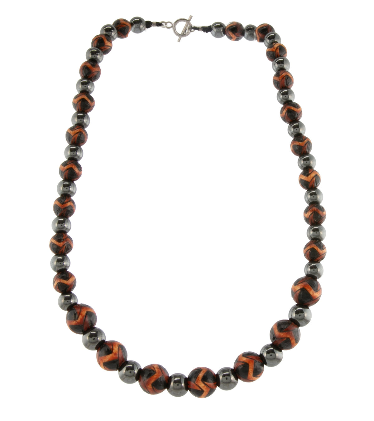 Pyrography Necklace - Small Beads
