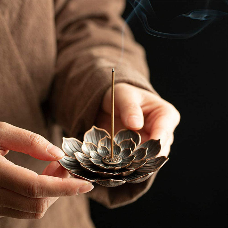 Zen Lotus Incense Holder