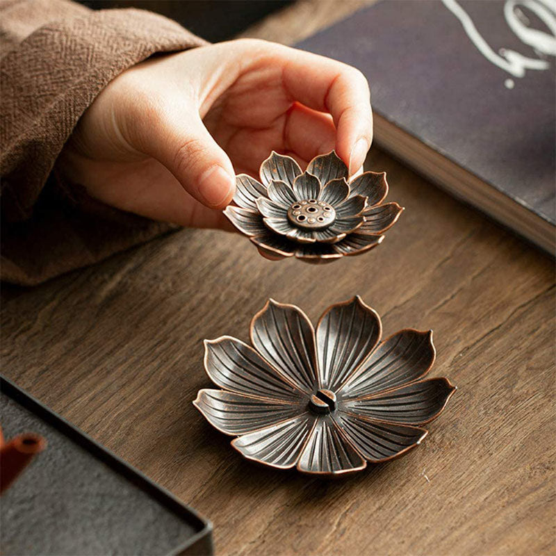 Zen Lotus Incense Holder