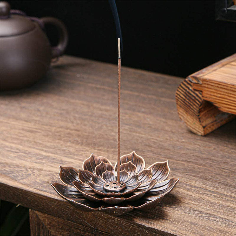 Zen Lotus Incense Holder
