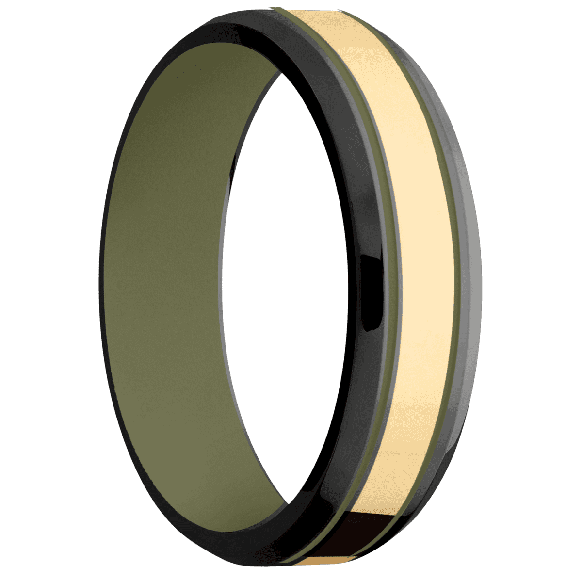 Zirconium + Polish , Polish Finish + Vintage Green