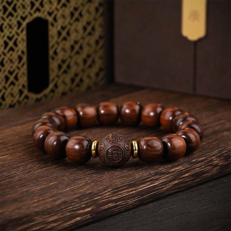 Fortune Jewel Natural Rosewood Compassion Bracelet