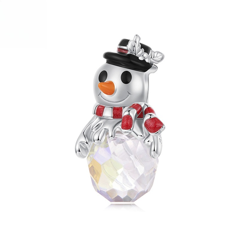 Christmas Themed 925 Sterling Silver Charms for Bracelets & Necklace