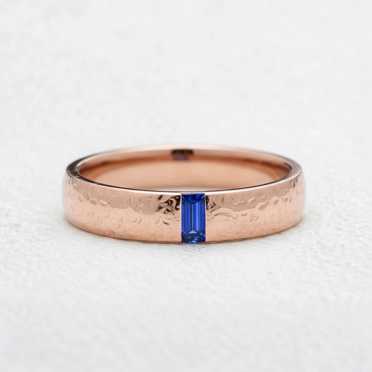 Augustus’ Emblem | Vintage Baguette Sapphire Men’s Band